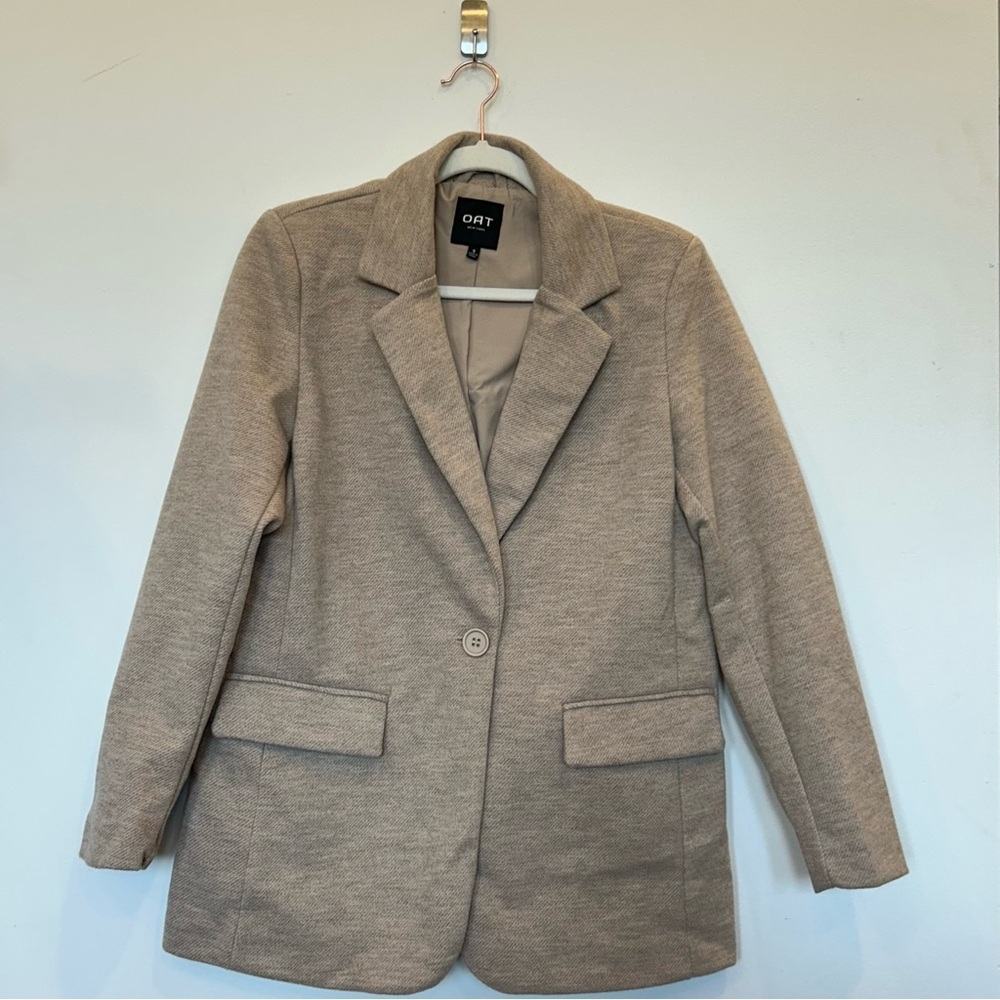 Oat New York Cream Blazer Tailored Suit Jacket